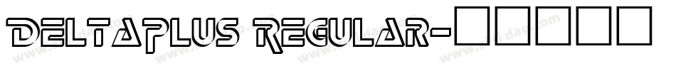 DeltaPlus Regular字体转换